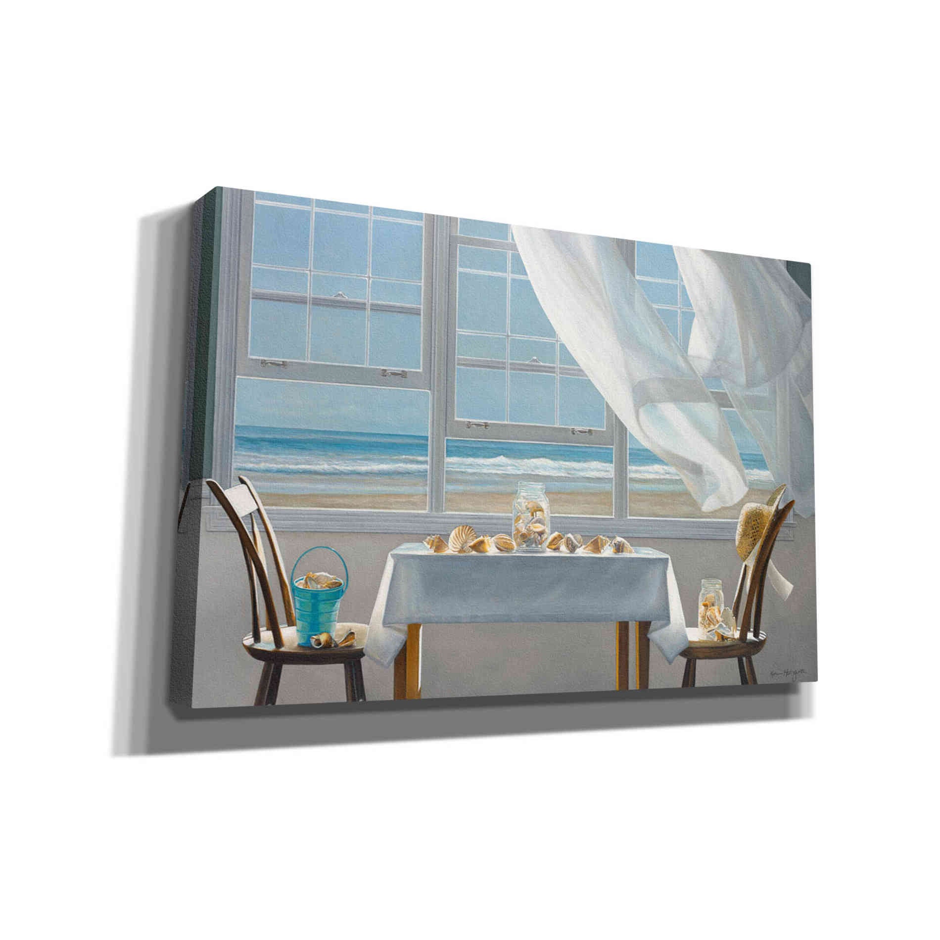 'The Shell Collectors' by Karen Hollingsworth, Canvas Wall Art