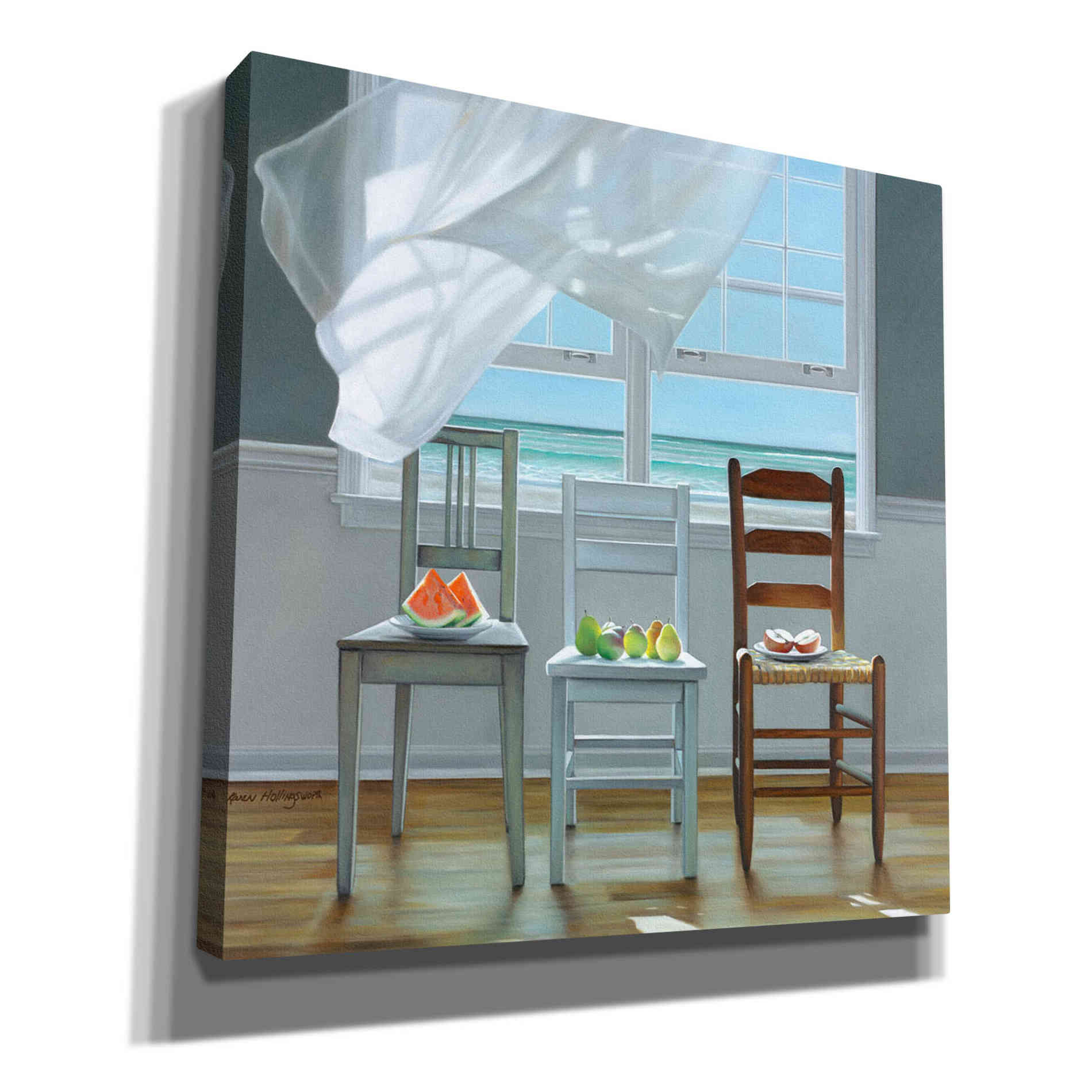 'Beach Therapy' by Karen Hollingsworth, Canvas Wall Art