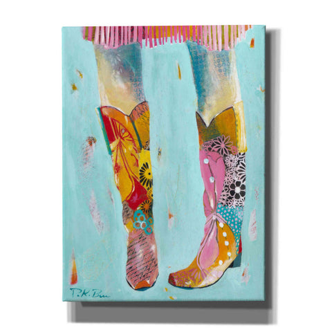 Image of 'Cowgirl Boots' by Pamela Beer, Canvas Wall Art