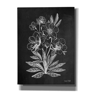 'Vintage Chalkboard Flowers' by House Fenway, Canvas Wall Art