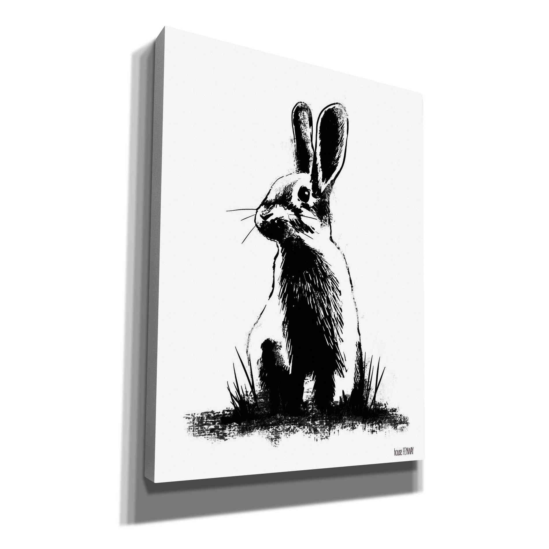'Farmhouse Rabbit' by House Fenway, Canvas Wall Art