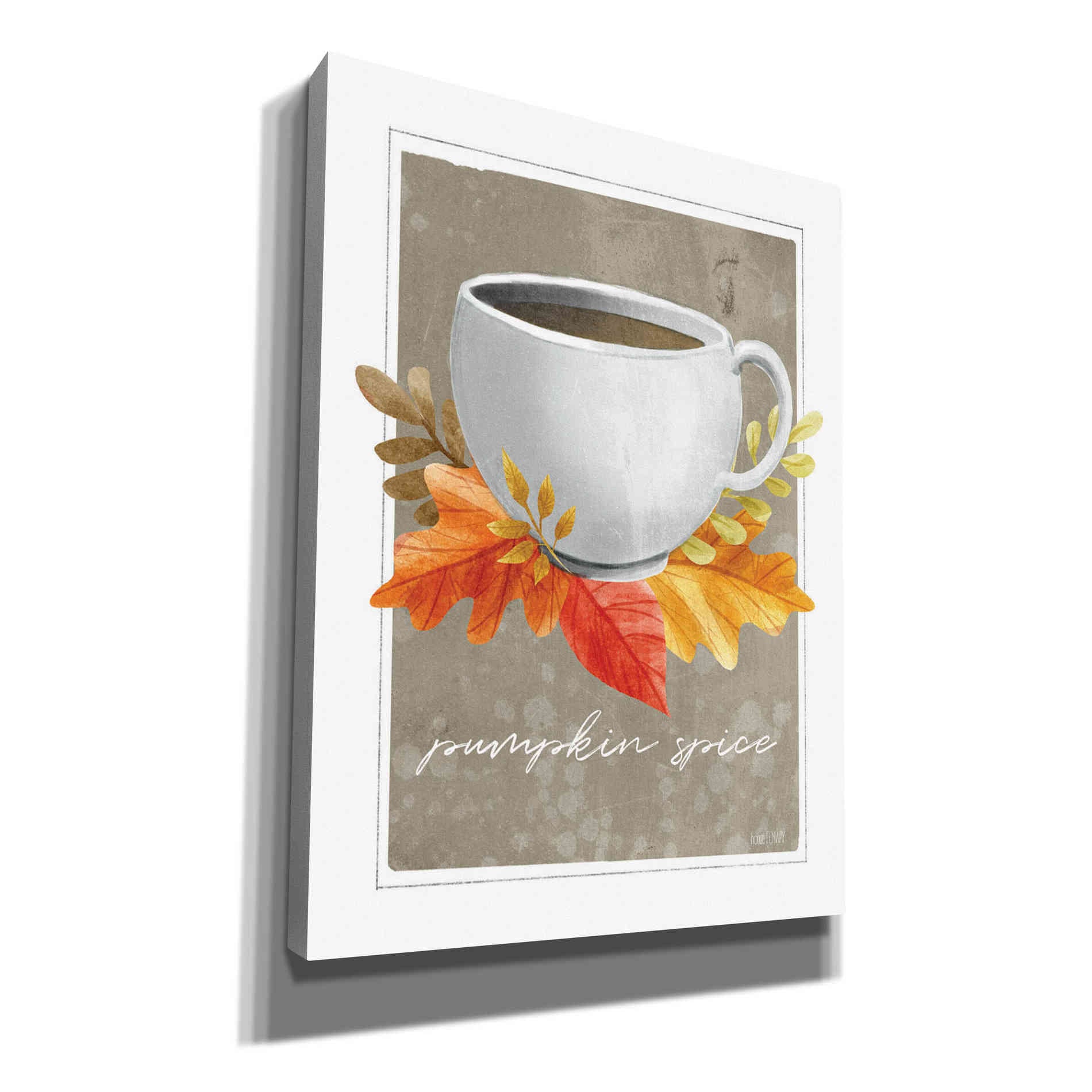 'Pumpkin Spice' by House Fenway, Canvas Wall Art