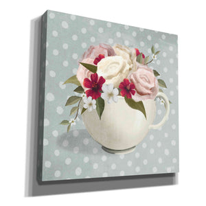 'Polka Dot Coffee-Tea Rose' by House Fenway, Canvas Wall Art