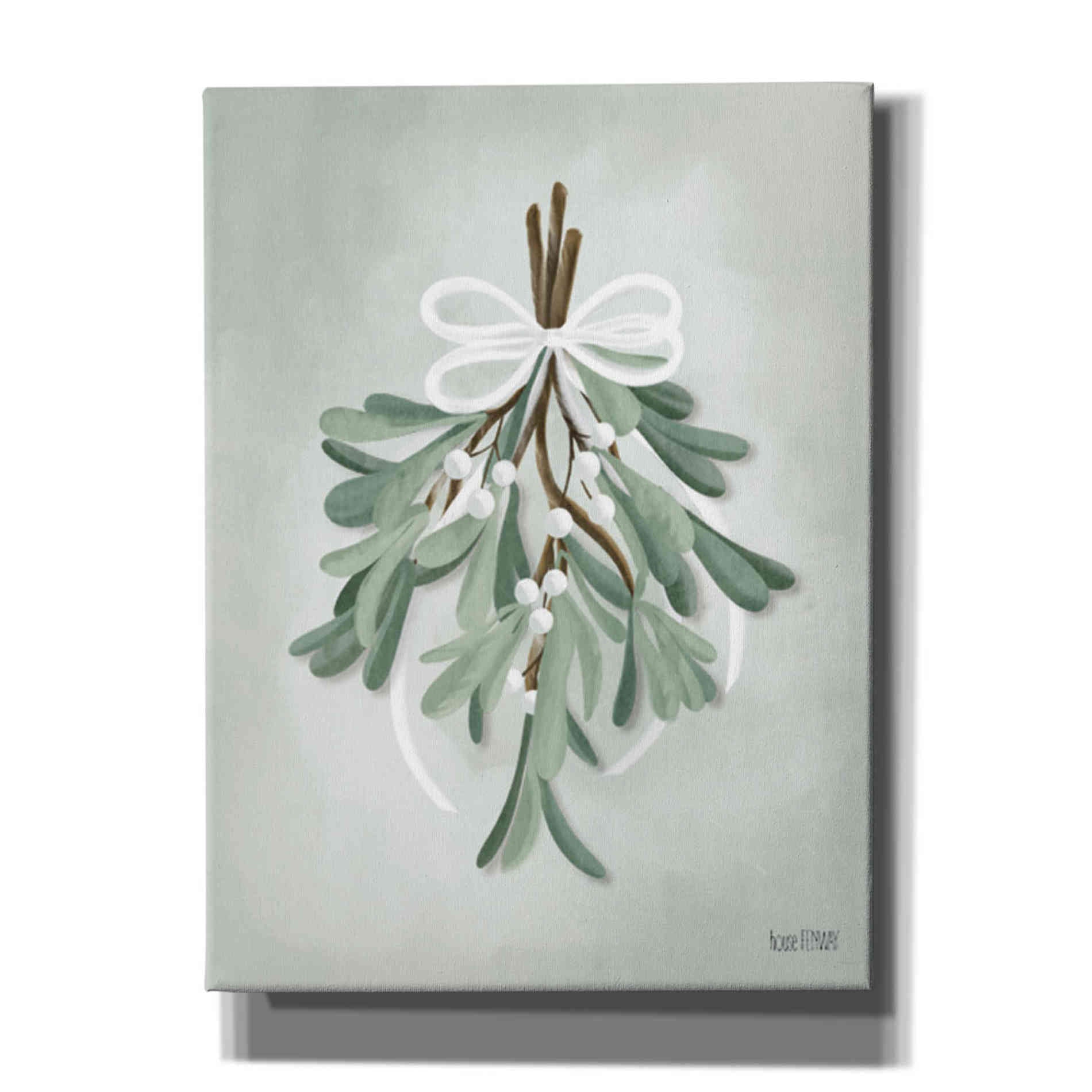 'Farmhouse Mistletoe' by House Fenway, Canvas Wall Art