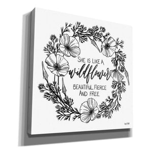 'She is Like a Wildflower' by House Fenway, Canvas Wall Art