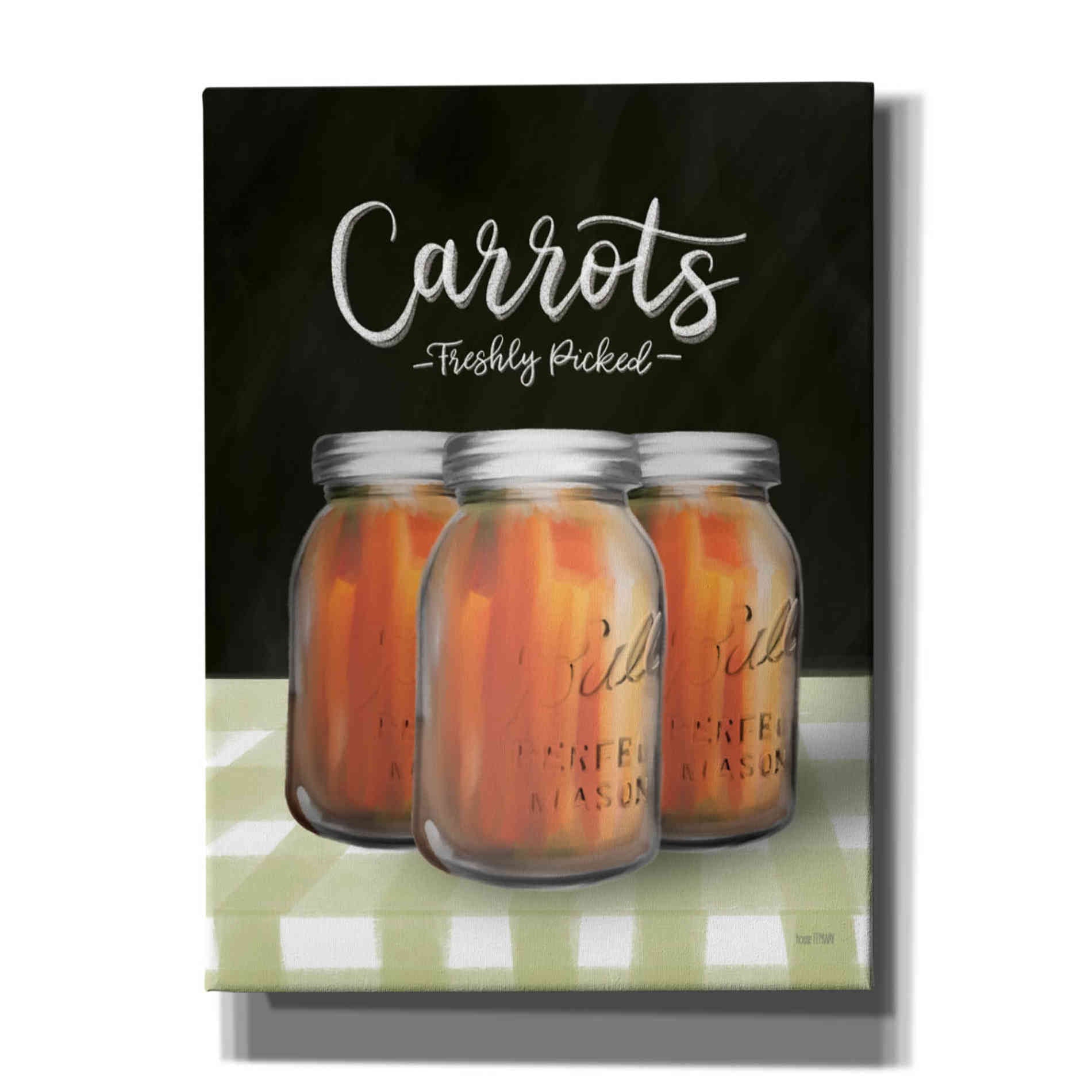 'Farm Fresh Carrots' by House Fenway, Canvas Wall Art