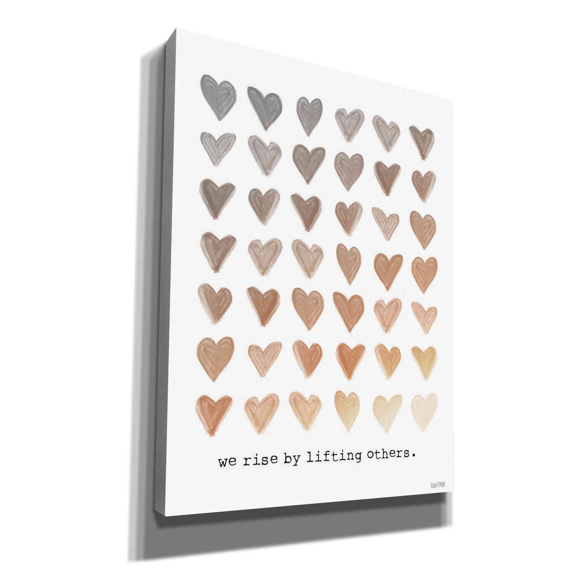 'We Rise by Lifting Others' by House Fenway, Canvas Wall Art