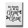 'So Clean Clean' by Fearfully Made Creations, Canvas Wall Art