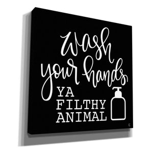 'Wash Your Hands' by Fearfully Made Creations, Canvas Wall Art