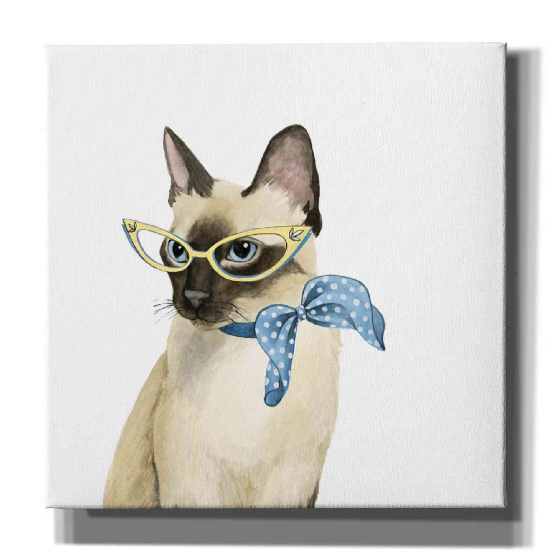 'Cool Cat II' by Grace Popp, Canvas Wall Art