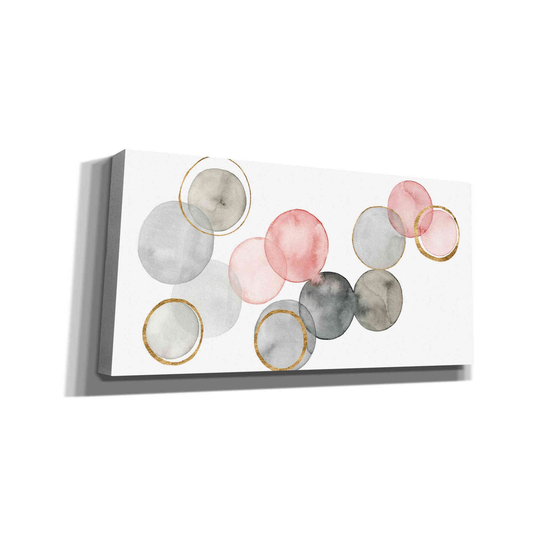 'Gilded Spheres II' by Grace Popp, Canvas Wall Art