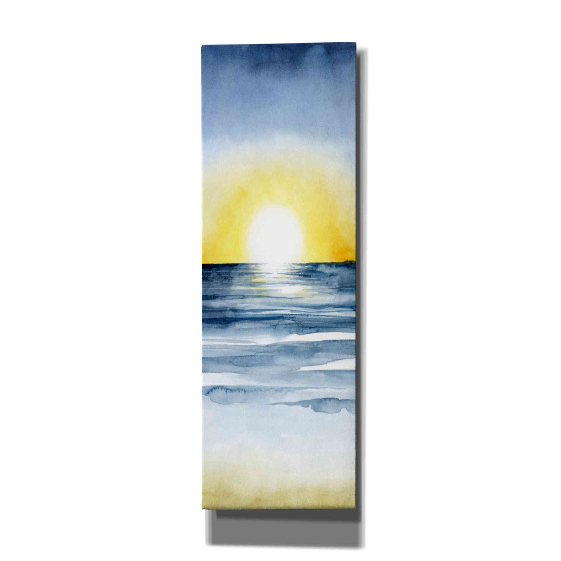 'Layered Sunset Triptych II' by Grace Popp, Canvas Wall Art