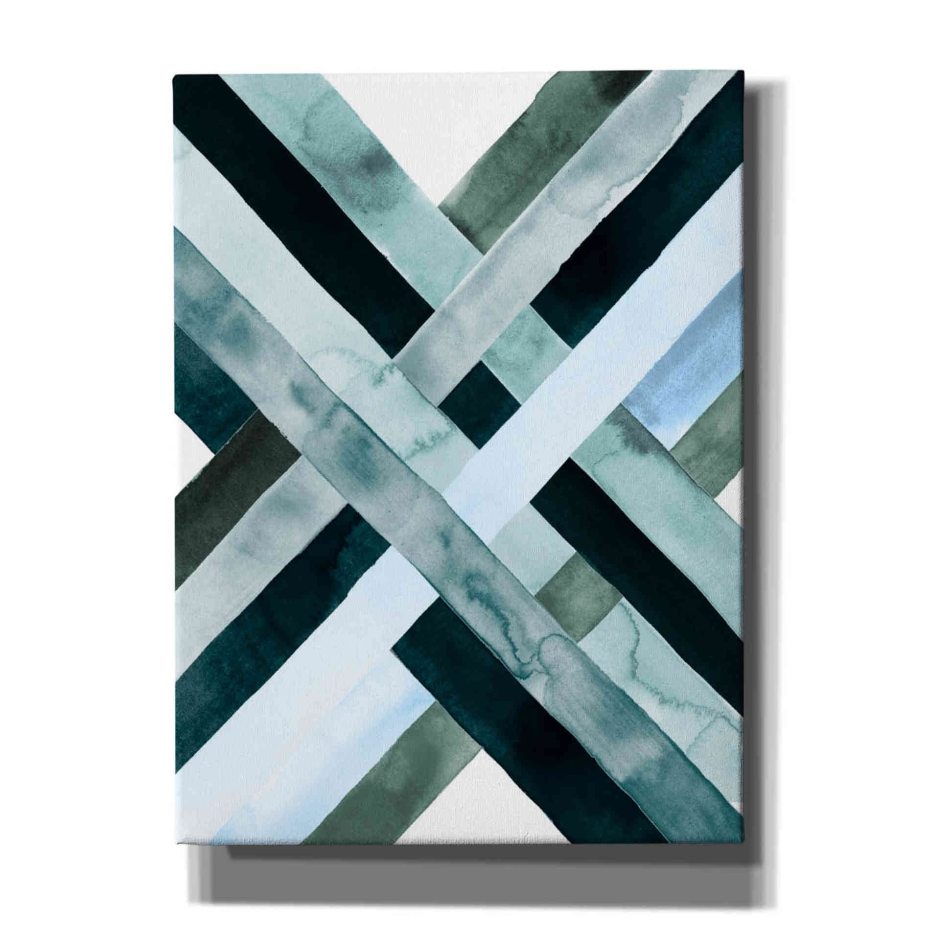 'Watercolor Weave I' by Grace Popp, Canvas Wall Art
