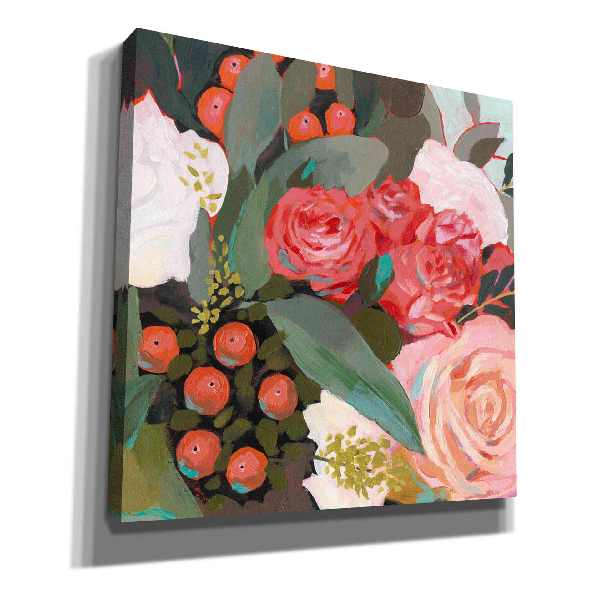 'Eucalyptus Bouquet I' by Victoria Borges, Canvas Wall Art