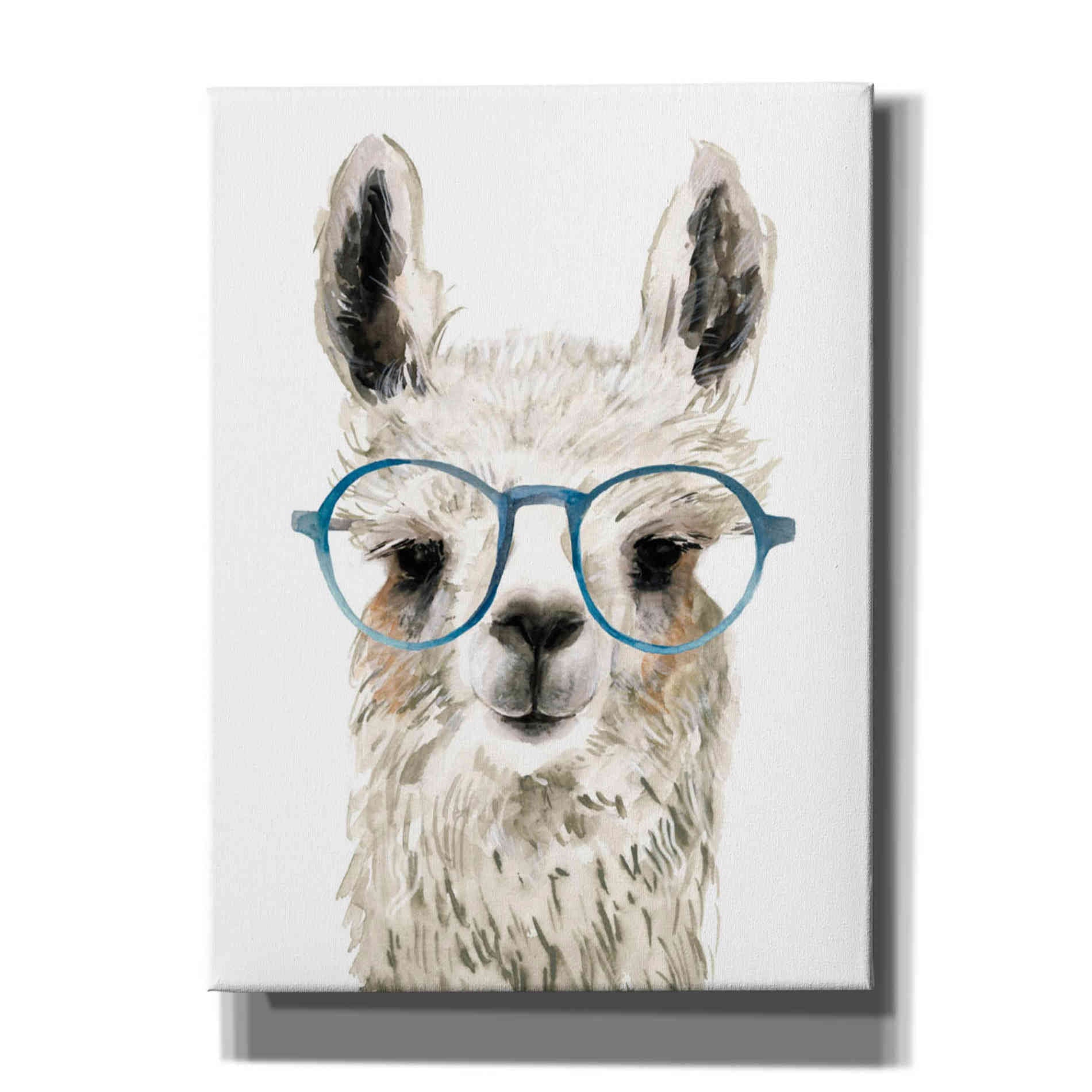 'Hip Llama II' by Victoria Borges, Canvas Wall Art