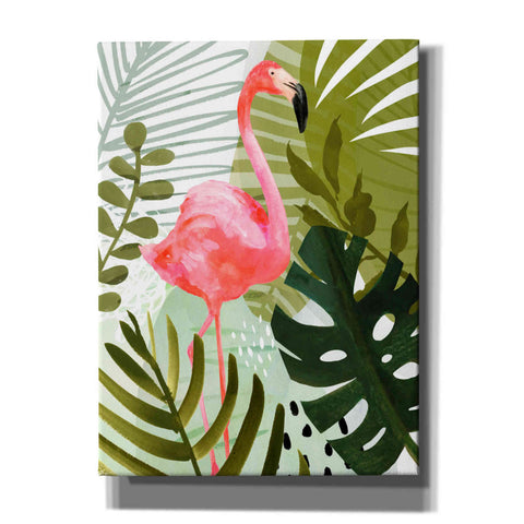 Image of 'Flamingo Forest II' by Victoria Borges, Canvas Wall Art