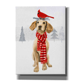 'Christmas Cats & Dogs V' by Victoria Borges, Canvas Wall Art