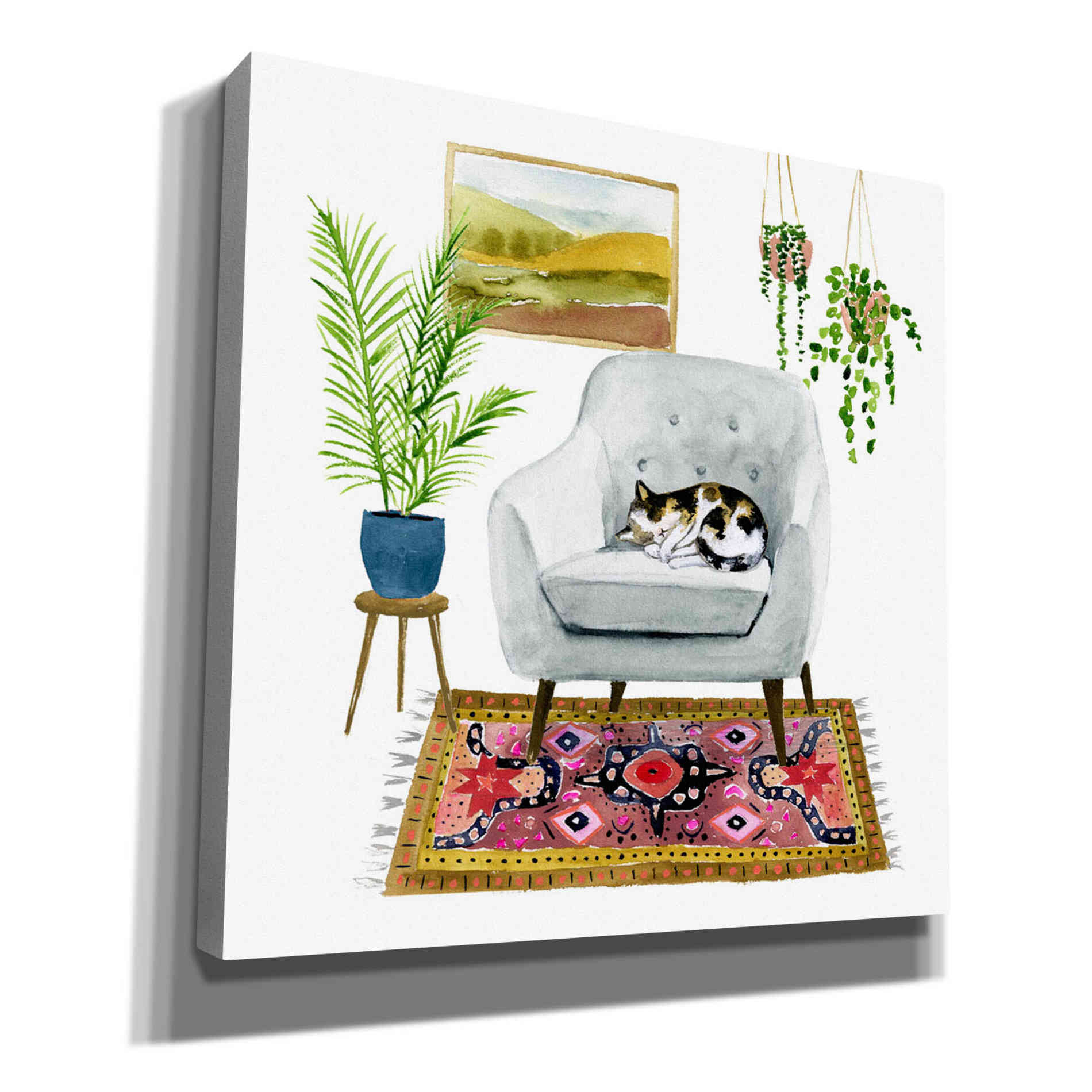 'Homebody II' by Victoria Borges, Canvas Wall Art
