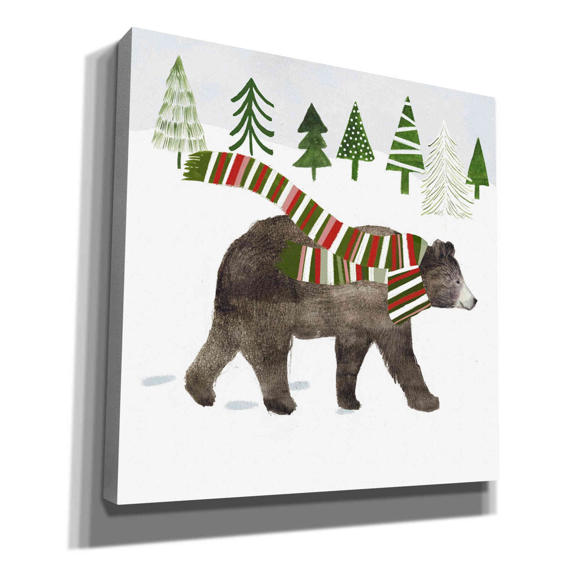 'Woodland Christmas I' by Victoria Borges, Canvas Wall Art