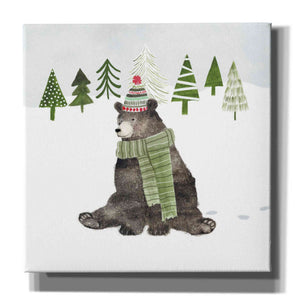 'Woodland Christmas IV' by Victoria Borges, Canvas Wall Art