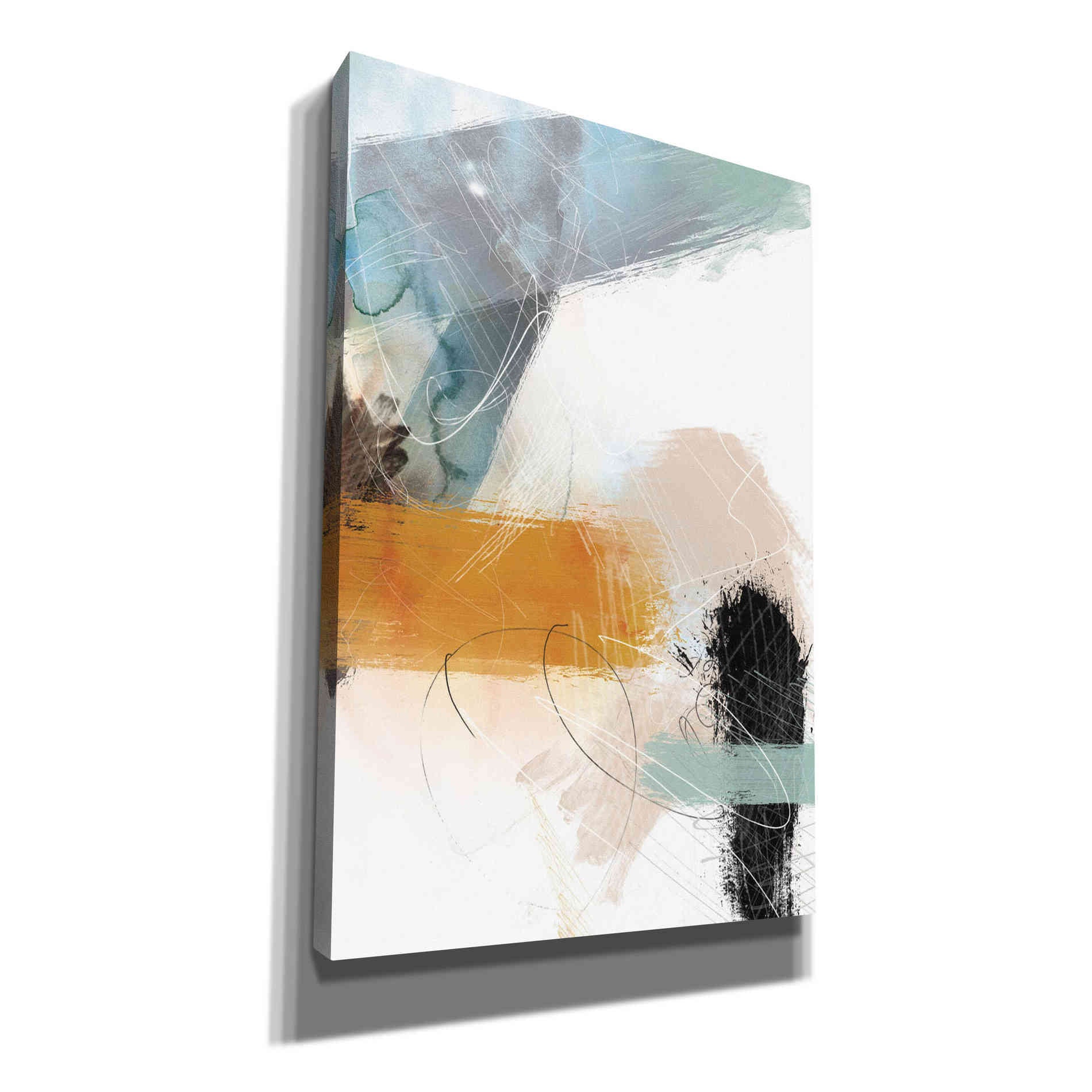 'Abstract Blush No. 2' by Louis Duncan-He, Canvas Wall Art