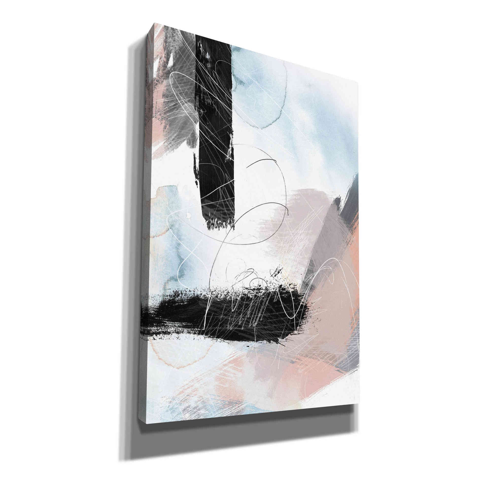 'Abstract Blush No. 1' by Louis Duncan-He, Canvas Wall Art