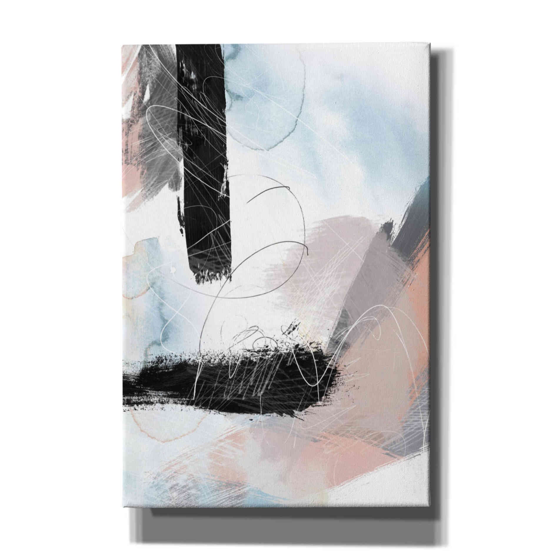 'Abstract Blush No. 1' by Louis Duncan-He, Canvas Wall Art