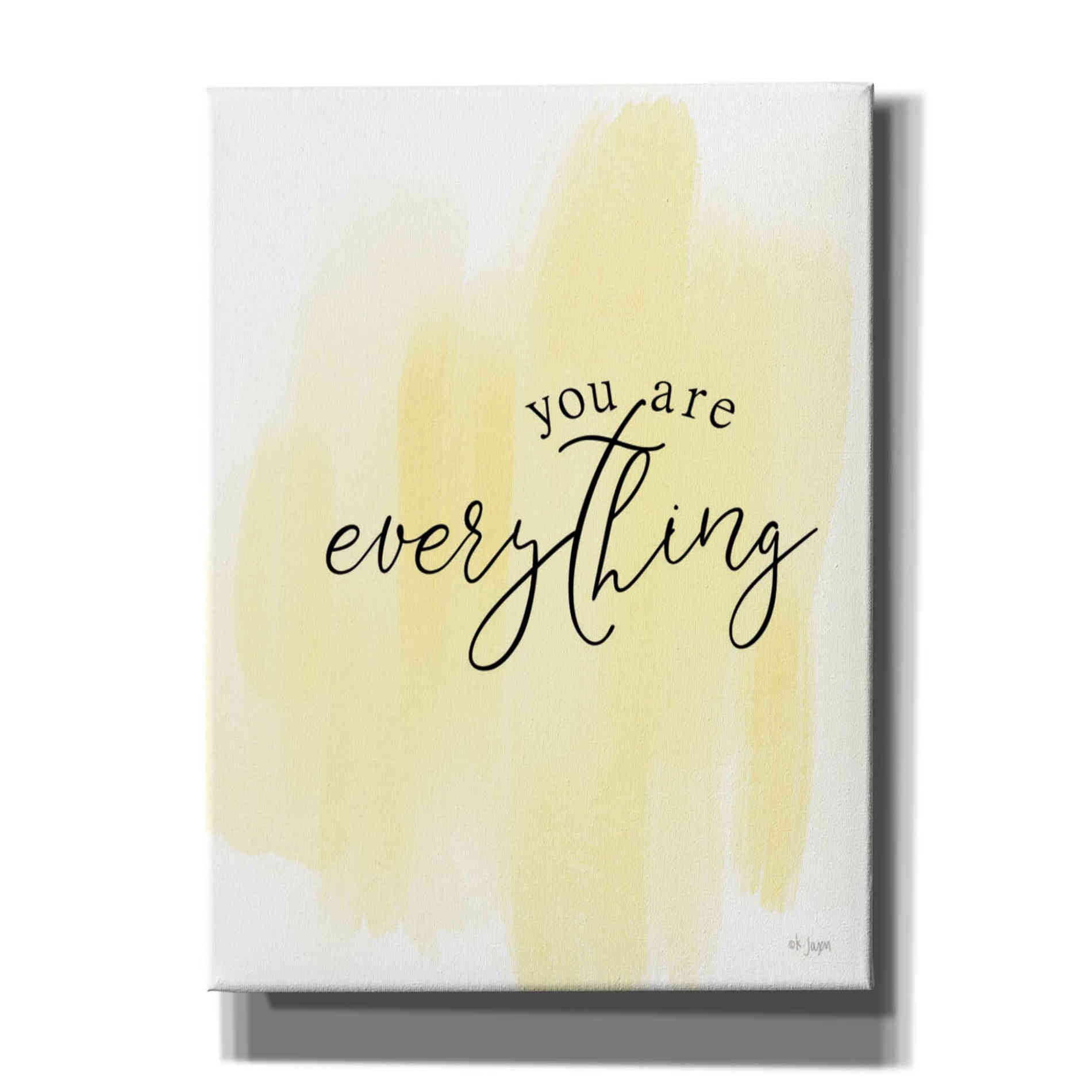 'You Are My Everything' by Jaxn Blvd, Canvas Wall Art