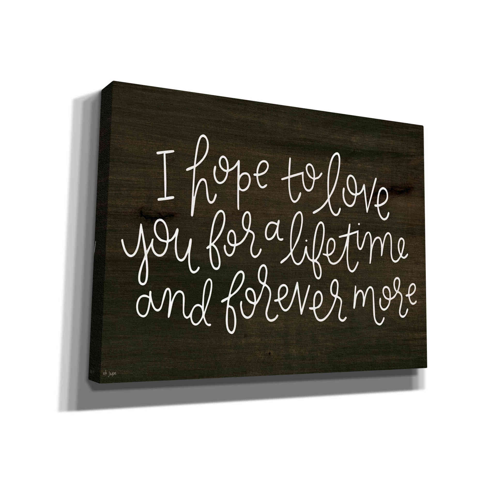 'Love For a Lifetime' by Jaxn Blvd, Canvas Wall Art