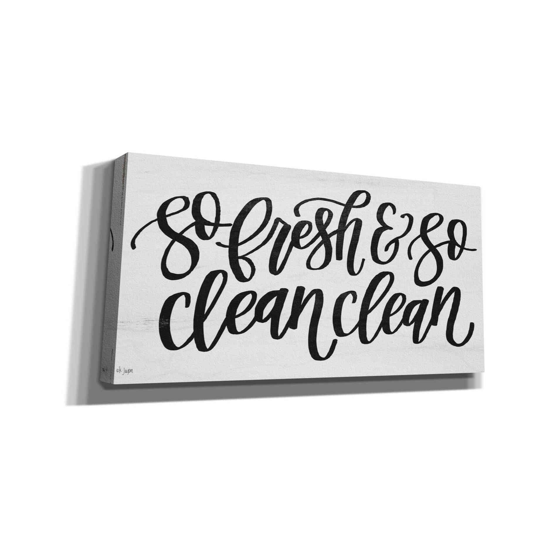 'So Fresh & So Clean Clean' by Jaxn Blvd, Canvas Wall Art