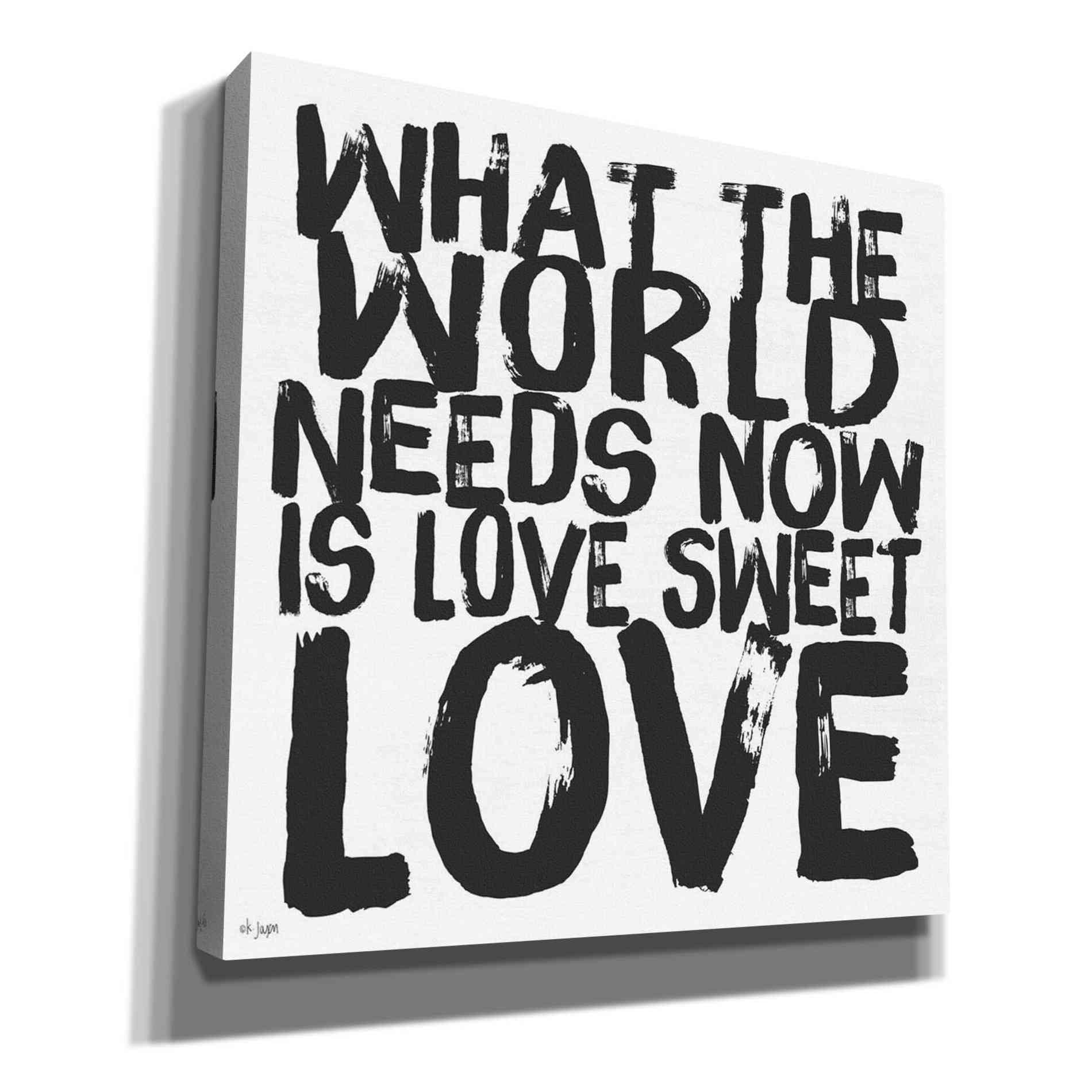 'Love Sweet Love' by Jaxn Blvd, Canvas Wall Art