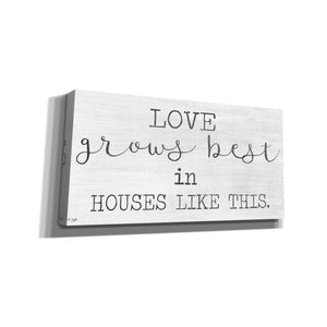 'Love Grows Best' by Jaxn Blvd, Canvas Wall Art