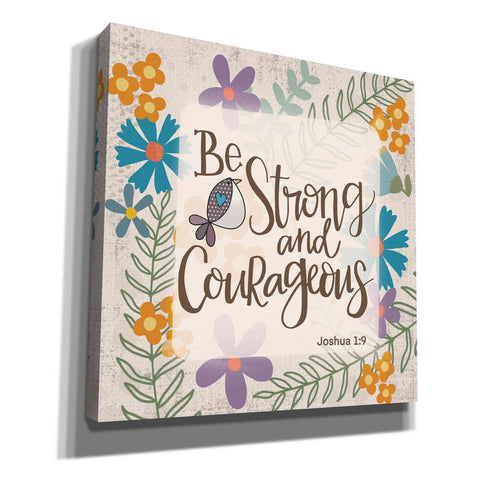 Image of 'Be Strong and Courageous' by Lisa Larson, Canvas Wall Art