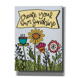 'Create Your Own Sunshine' by Lisa Larson, Canvas Wall Art