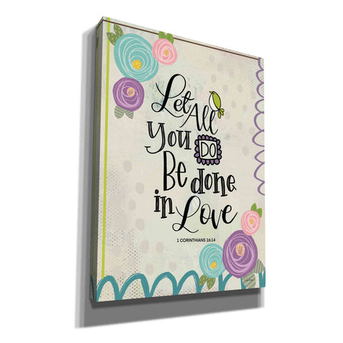 Image of 'Done in Love' by Lisa Larson, Canvas Wall Art