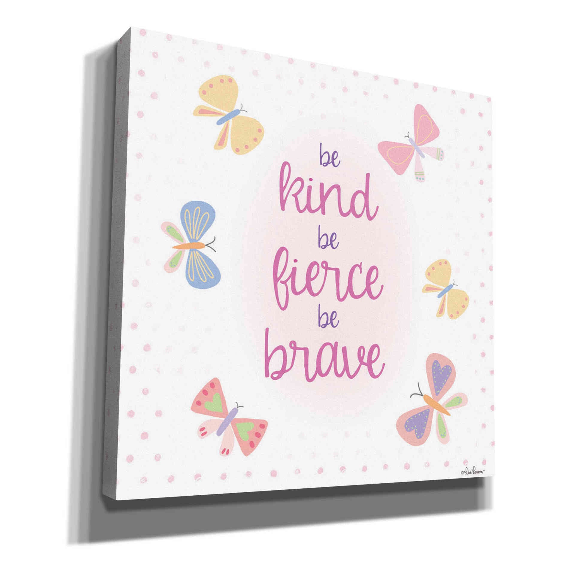 'Be Kind II' by Lisa Larson, Canvas Wall Art