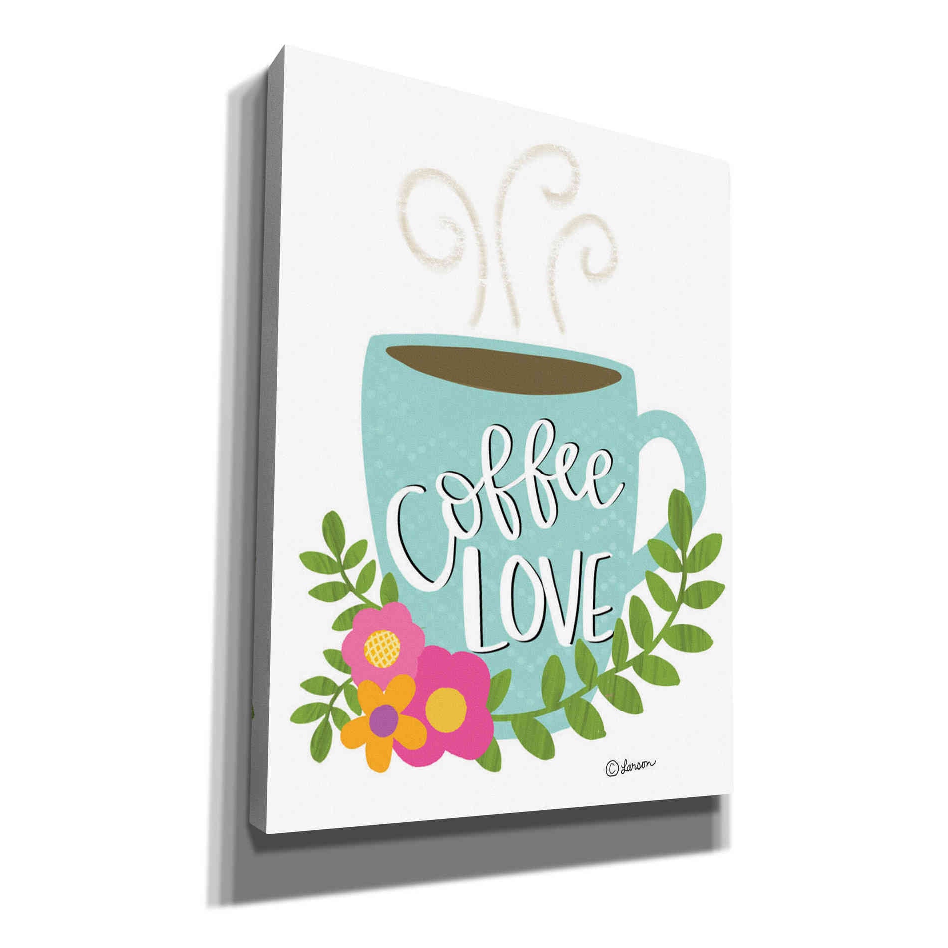 'Coffee Love' by Lisa Larson, Canvas Wall Art