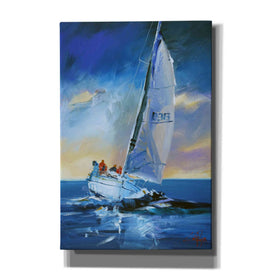 'Night Sail' by Craig Trewin Penny, Canvas Wall Art