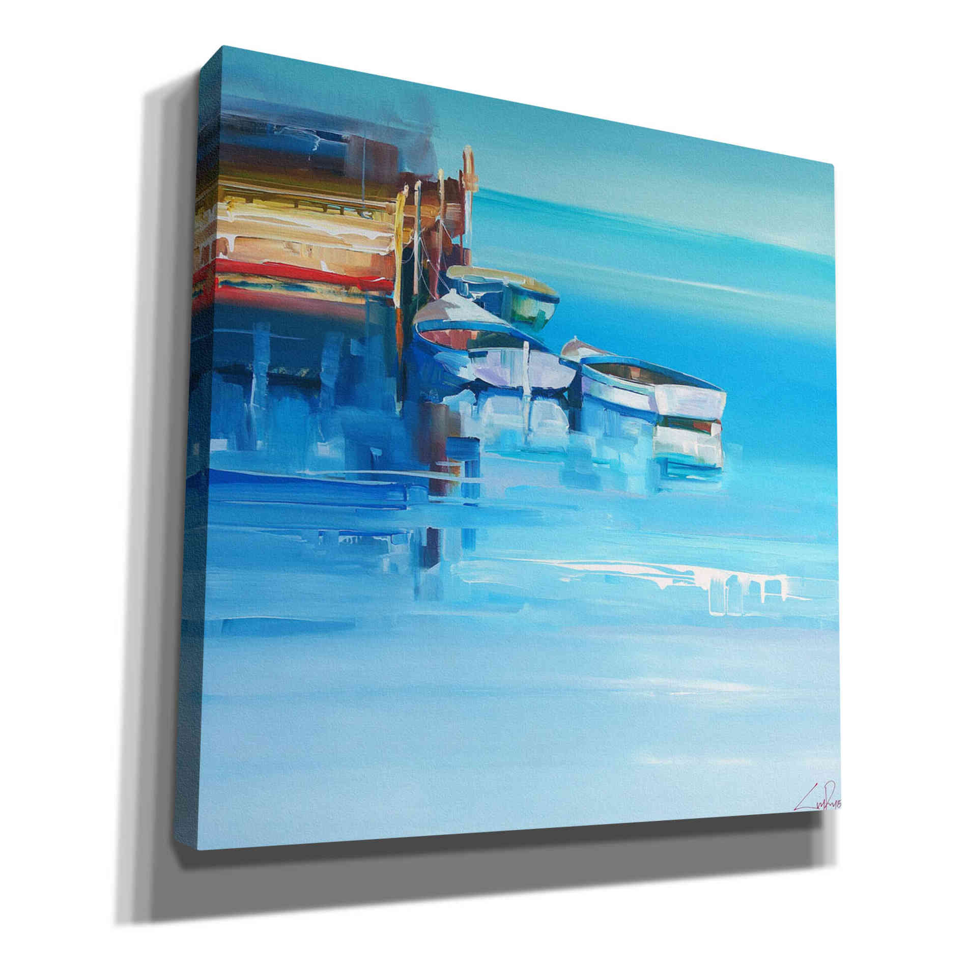 'Port Fairy Moorings' by Craig Trewin Penny, Canvas Wall Art