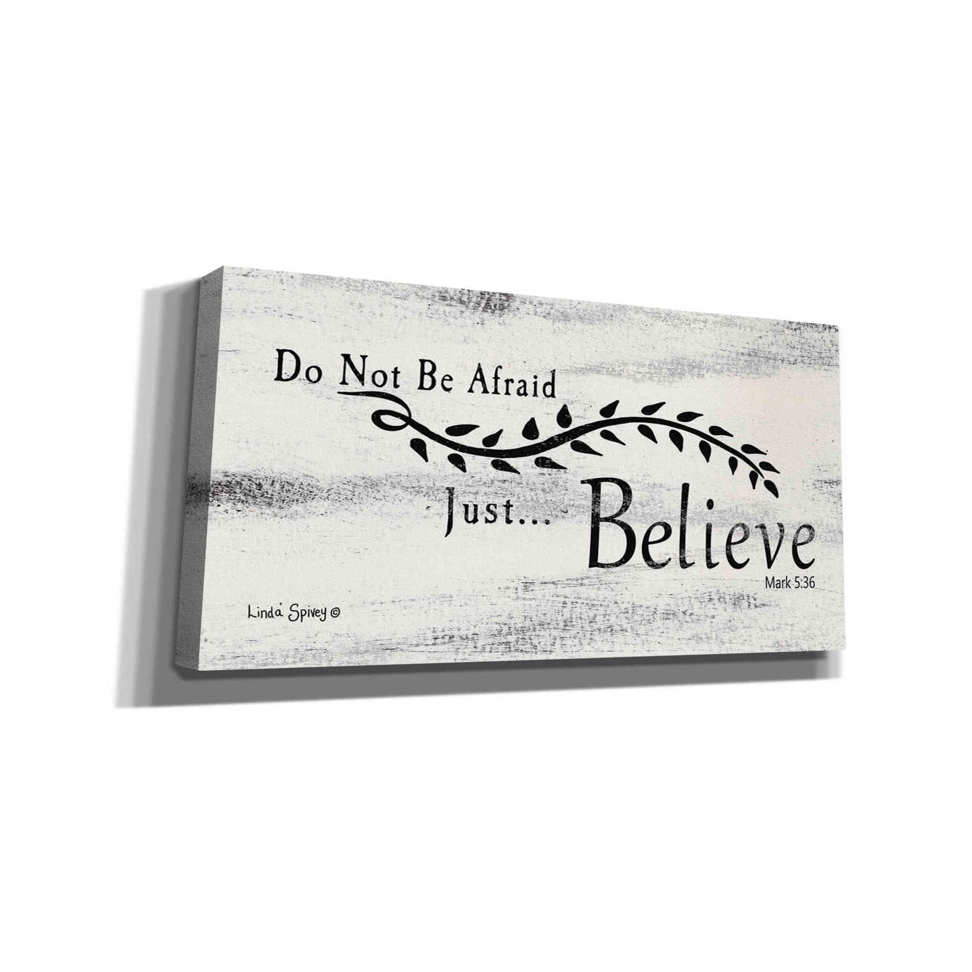 'Just Believe' by Linda Spivey, Canvas Wall Art
