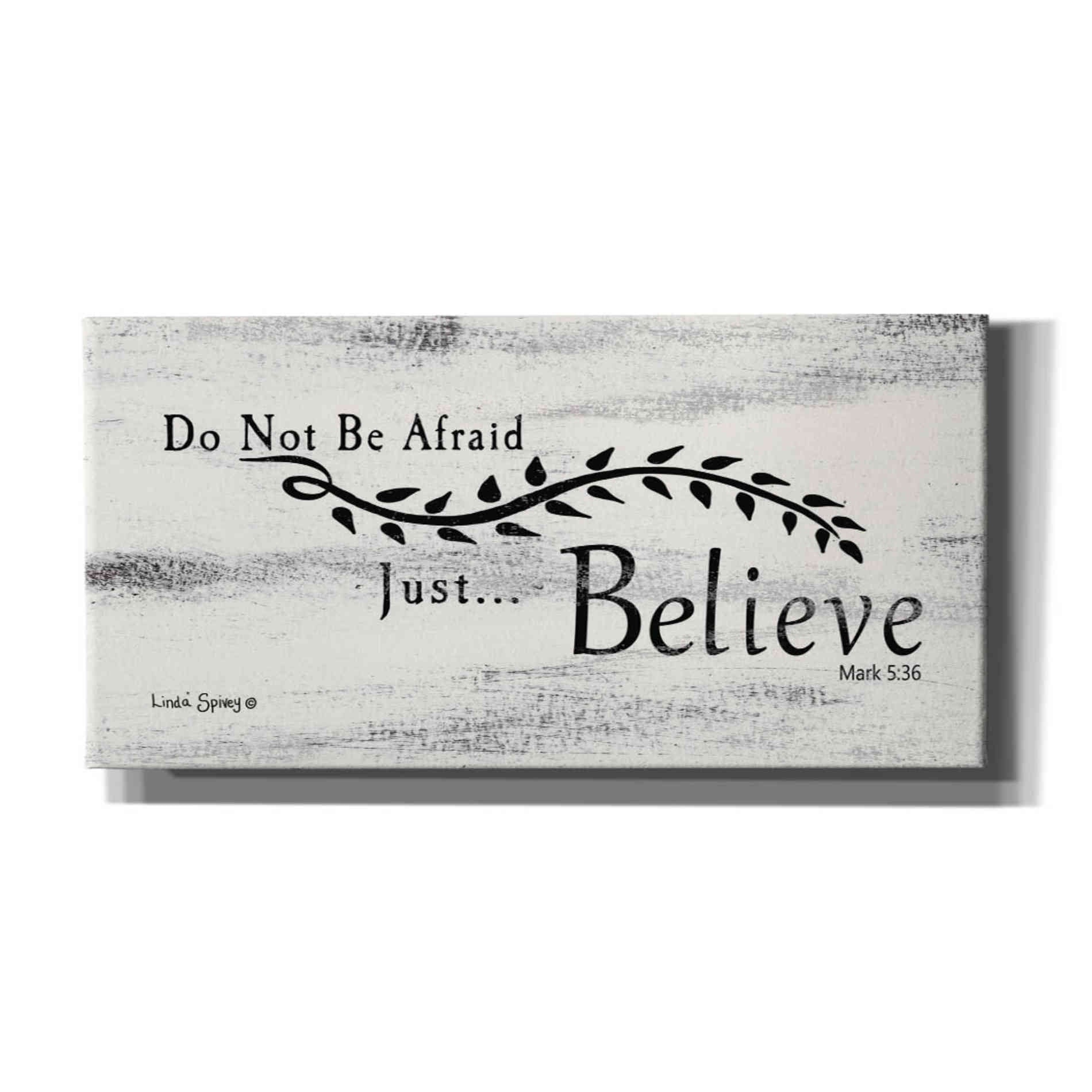 'Just Believe' by Linda Spivey, Canvas Wall Art
