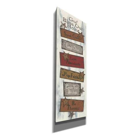 Image of 'Bless Our Home' by Linda Spivey, Canvas Wall Art