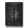 'Beer Tab Blueprint Patent Chalkboard' Canvas Wall Art,Size A Portrait