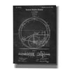 'Monocycle Blueprint Patent Chalkboard' Canvas Wall Art,Size A Portrait