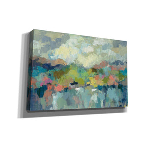 "Abstract Lakeside" by Silvia Vassileva, Canvas Wall Art,Size A Landscape