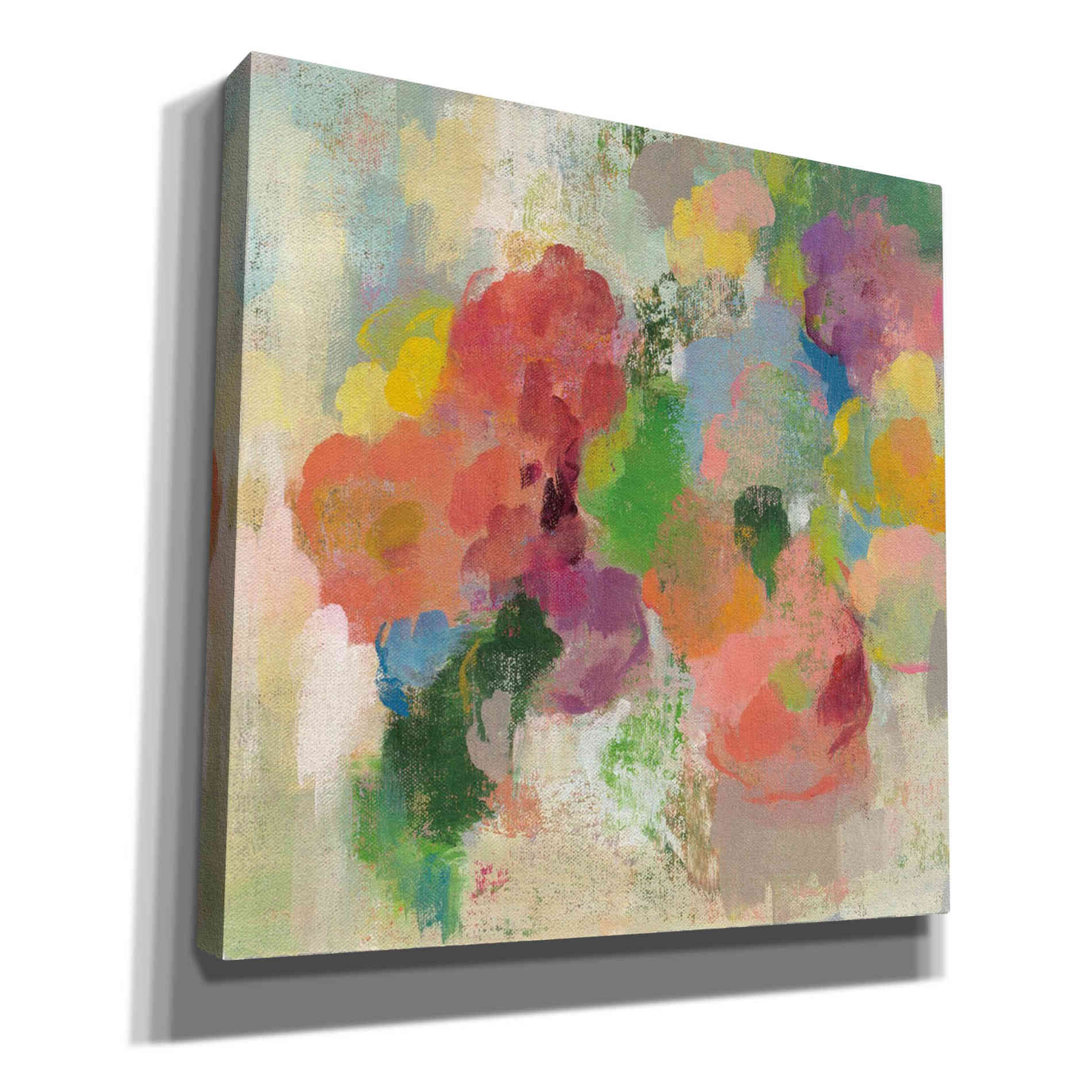 'Colorful Garden III' by Silvia Vassileva, Canvas Wall Art,Size 1 Square