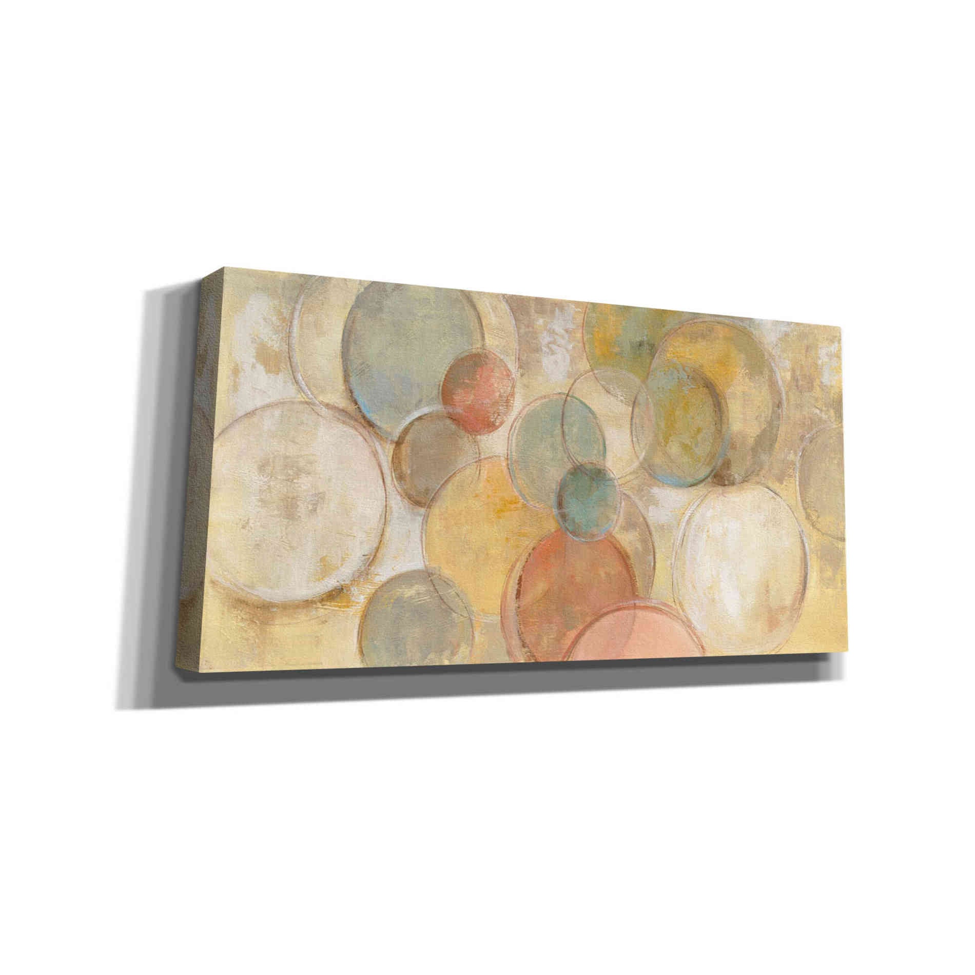 "Fresco Bubbles" by Silvia Vassileva, Canvas Wall Art,Size 2 Landscape