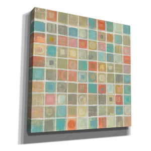 'Sea Glass Mosaic' by Silvia Vassileva, Canvas Wall Art,Size 1 Square