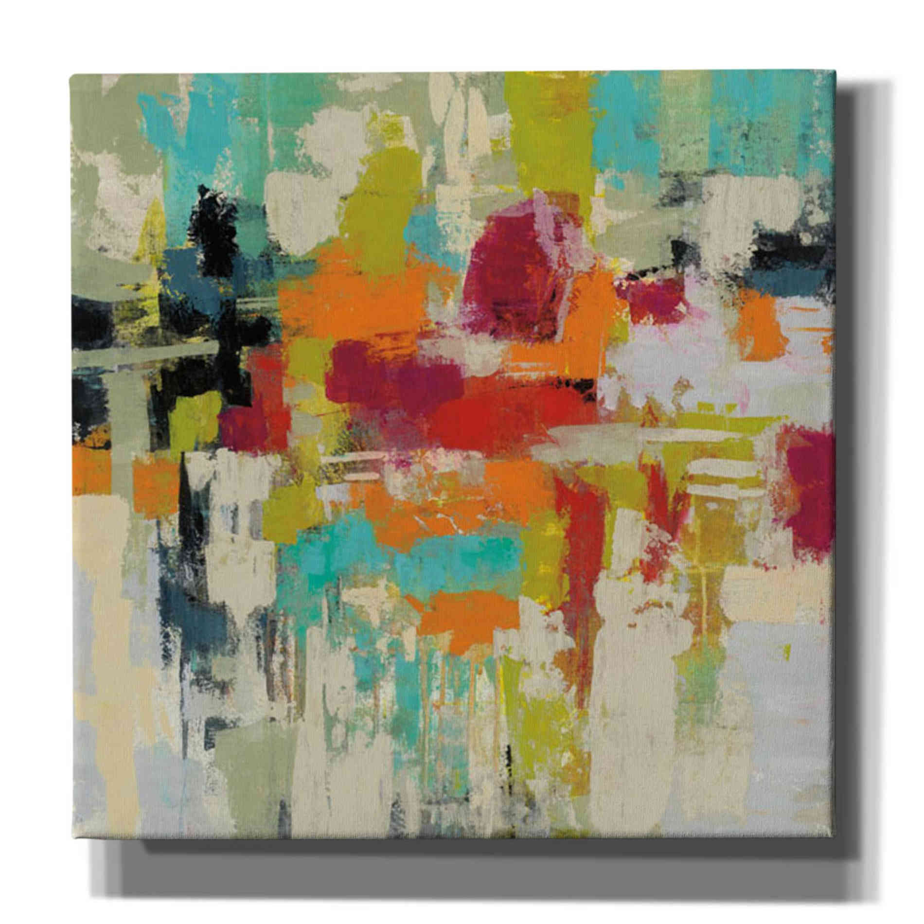 'Summer Silk Road' by Silvia Vassileva, Canvas Wall Art,Size 1 Square
