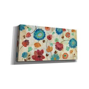 "Coral and Teal Garden III" by Silvia Vassileva, Canvas Wall Art,Size 2 Landscape